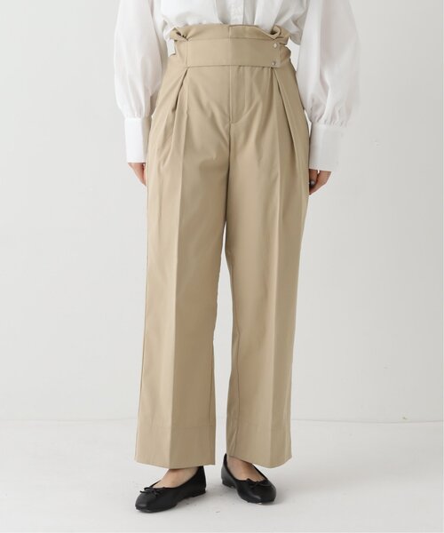 RAY CASSIN（レイカズン）の「フロントタブ付きパンツ（チノパンツ・レディース・ベージュ/キナリ/カーキ・FREE）」の19枚目の写真