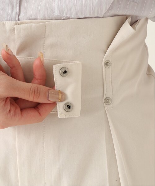 RAY CASSIN（レイカズン）の「フロントタブ付きパンツ（チノパンツ・レディース・ベージュ/キナリ/カーキ・FREE）」の13枚目の写真