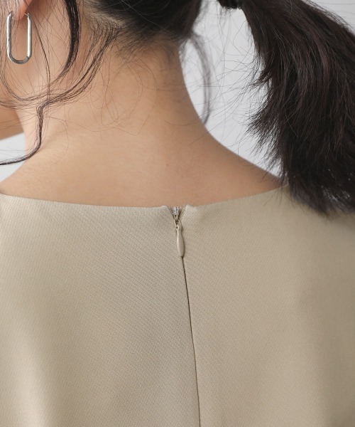 Bou Jeloud（ブージュルード）の「【WEB限定】ティアードトップス（シャツ/ブラウス・レディース・ライトカーキ/ブラック・38）」の10枚目の写真