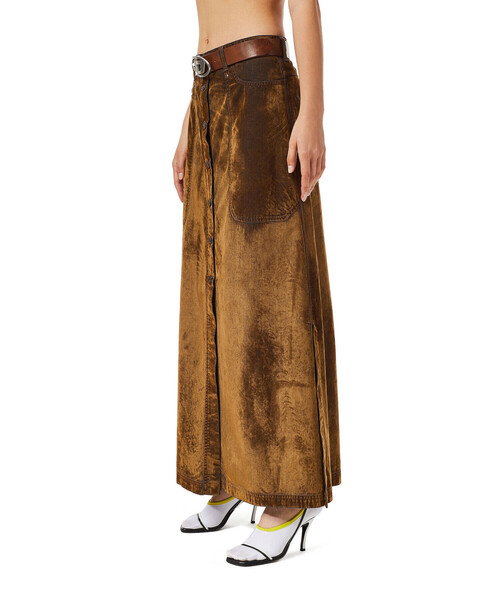 DIESEL（ディーゼル）の「レディース マキシ スカート ロング ベルベット（デニムスカート・レディース・ブラウン/ブルー/ブラック・27inch/23inch/31inch/29inch/25inch）」の16枚目の写真