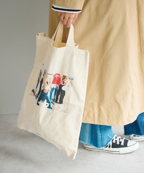 SOMETHING(サムシング)の「【SOMETHING/サムシング】PHOTO TOTE(トートバッグ・レディース・オフホワイト・FREE)」の15枚目の写真