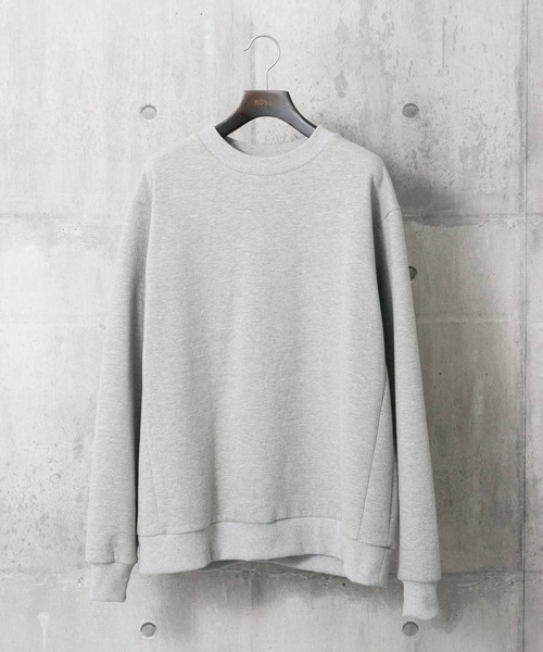 URBAN RESEARCH ROSSO MEN（アーバンリサーチロッソメン）の「『XLサイズあり』クレープカットポンチプルオーバー『セットアップ対応』（スウェット・メンズ・ブラック/ベージュ系その他/ライトグレー/ネイビー・MEDIUM/LARGE/SMALL/X-LARGE）」の3枚目の写真