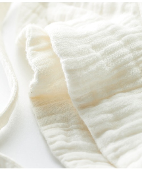 PETIT BATEAU（プチバトー）の「ホワイトクロシェ（ハット・キッズ・オフホワイト・2-3YEAR/18MONTH/6MONTH）」の2枚目の写真