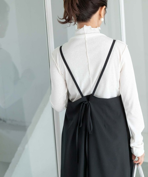fifth（フィフス）の「バックリボンキャミワンピース（ワンピース・レディース・チャコールグレー/ブラック・S/M）」の10枚目の写真