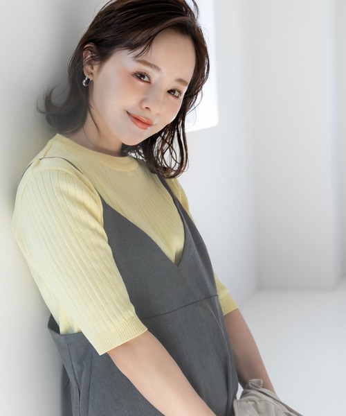 fifth（フィフス）の「バックリボンキャミワンピース（ワンピース・レディース・チャコールグレー/ブラック・S/M）」の19枚目の写真