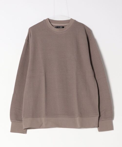 Bling Leads（ブリングリーズ）の「【Bling Leads】ワッフル　クルーネックカットソー（Tシャツ/カットソー・レディース・モカ/グレイッシュベージュ・X-LARGE/LARGE/MEDIUM）」の2枚目の写真