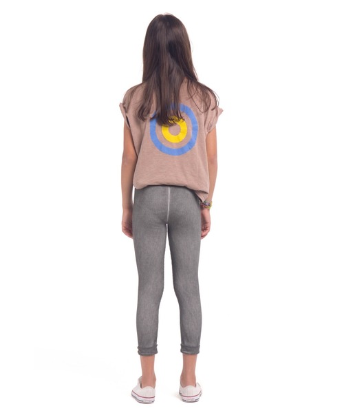 piupiuchick(ピュウピュウチック)の「piupiuchick / 胸ポケット ドロップショルダーTシャツ(Tシャツ/カットソー・キッズ・ベージュ・4Y/6Y/8Y/10Y)」の7枚目の写真