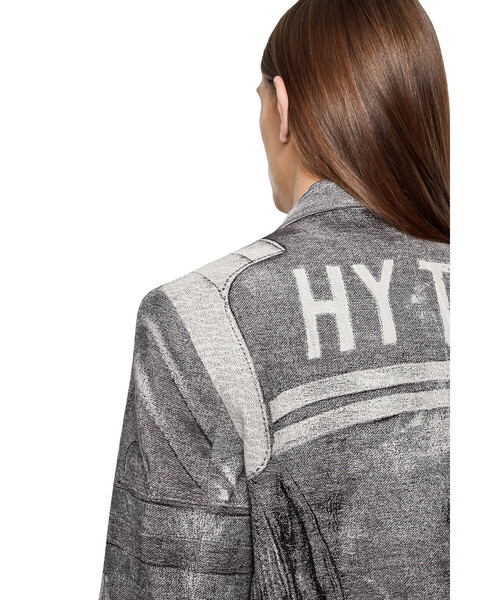 DIESEL（ディーゼル）の「メンズ ジャケット シルクウール トロンプルイユ（テーラードジャケット・メンズ・グレー・50/48/52）」の7枚目の写真