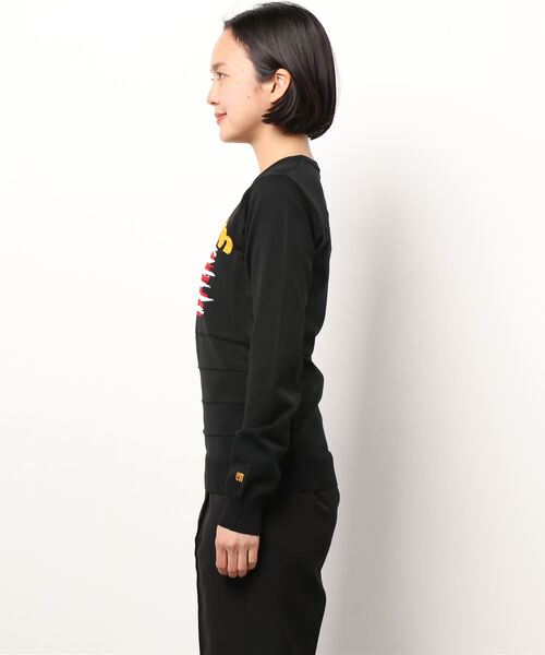 Loudmouth（ラウドマウス）の「LOUDMOUTH/ラウドマウス ゴルフウェア 軽量ニット 星条旗 丸首セーター（ニット/セーター・レディース・ブラック/グレー/ホワイト・L/M/S）」の19枚目の写真