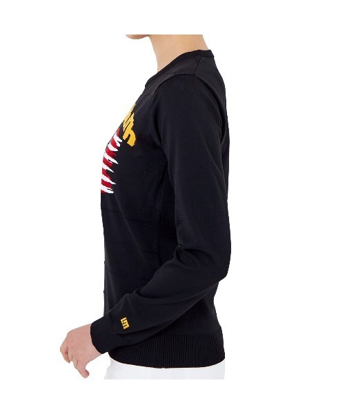 Loudmouth（ラウドマウス）の「LOUDMOUTH/ラウドマウス ゴルフウェア 軽量ニット 星条旗 丸首セーター（ニット/セーター・レディース・ブラック/グレー/ホワイト・L/M/S）」の10枚目の写真