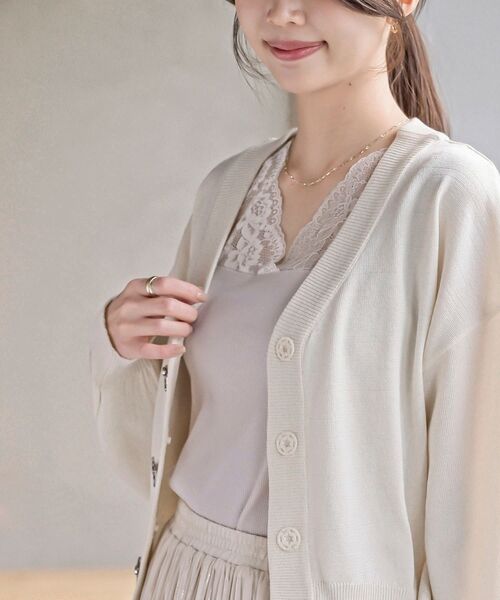 rps（アールピーエス）の「スクエアー×Ｖネック前後２ＷＡＹタンクトップ（タンクトップ・レディース・ブラック/オフホワイト/グレイッシュベージュ/ブラウン/ピンクベージュ/サックスブルー・M/L）」の8枚目の写真