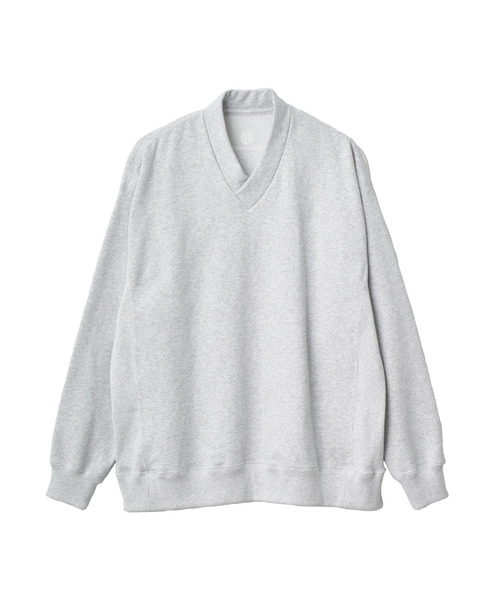 和ROBE(ワローブ)の「和ROBE / JUBAN WIDE SWEAT(スウェット・メンズ・ブラック/グレー/スモークピンク/プラム/グリーン/アイボリー/マスタード・1/2/3)」の4枚目の写真