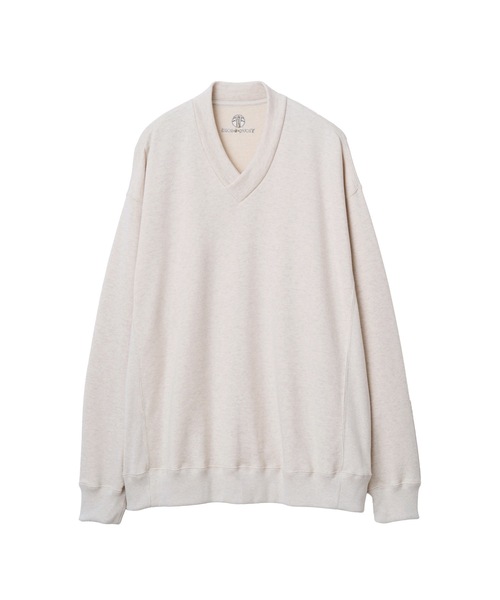 和ROBE(ワローブ)の「和ROBE / JUBAN WIDE SWEAT(スウェット・メンズ・ブラック/グレー/スモークピンク/プラム/グリーン/アイボリー/マスタード・1/2/3)」の15枚目の写真