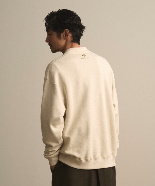 和ROBE(ワローブ)の「和ROBE / JUBAN WIDE SWEAT(スウェット・メンズ・ブラック/グレー/スモークピンク/プラム/グリーン/アイボリー/マスタード・1/2/3)」の17枚目の写真
