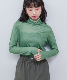 Tシャツ/カットソー（グリーン・カーキ/緑色系・速乾）ファッション