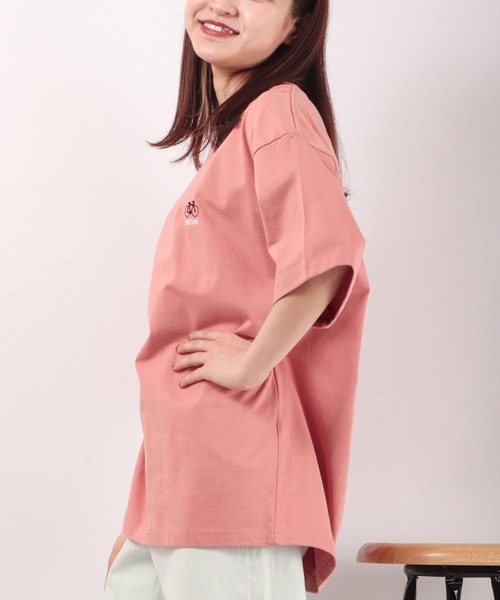 FUNALIVE(ファンアライブ)の「BF2 select ワンポイント刺繍 ビッグシルエットTシャツ(Tシャツ/カットソー・メンズ・ブラック/ベージュ/ピンク/ブルー/ホワイト・LL/M/L)」の12枚目の写真