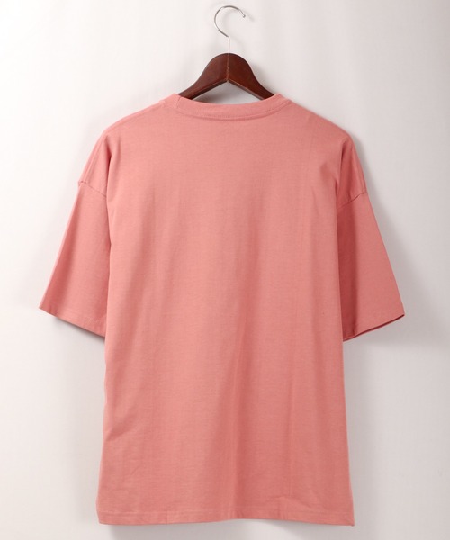FUNALIVE(ファンアライブ)の「BF2 select ワンポイント刺繍 ビッグシルエットTシャツ(Tシャツ/カットソー・メンズ・ブラック/ベージュ/ピンク/ブルー/ホワイト・LL/M/L)」の9枚目の写真