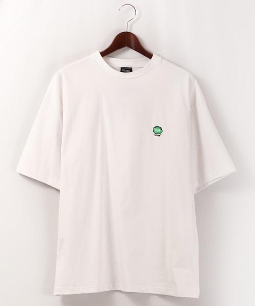 FUNALIVE(ファンアライブ)の「BF2 select ワンポイント刺繍 ビッグシルエットTシャツ(Tシャツ/カットソー・メンズ・ブラック/ベージュ/ピンク/ブルー/ホワイト・LL/M/L)」の19枚目の写真