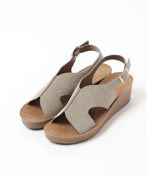 LEPSIM（レプシィム）の「やみつき！クッションウエッジサンダル　264204（サンダル・レディース・ブラック/シルバー/グレイッシュベージュ・SMALL/MEDIUM/LARGE）」の10枚目の写真