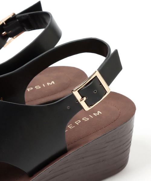 LEPSIM（レプシィム）の「やみつき！クッションウエッジサンダル　264204（サンダル・レディース・ブラック/シルバー/グレイッシュベージュ・SMALL/MEDIUM/LARGE）」の18枚目の写真