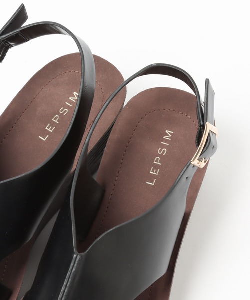 LEPSIM（レプシィム）の「やみつき！クッションウエッジサンダル　264204（サンダル・レディース・ブラック/シルバー/グレイッシュベージュ・SMALL/MEDIUM/LARGE）」の20枚目の写真