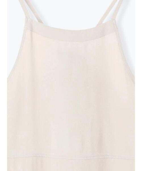 Samansa Mos2 blue（サマンサモスモスブルー）の「フレアキャミジャンスカ（ワンピース・レディース・ブラック/ブラウン/ライトベージュ・ﾌﾘ-）」の12枚目の写真