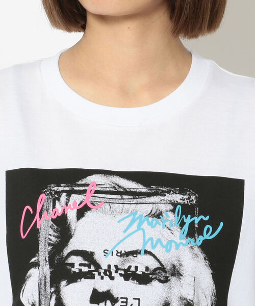 Kare/ME（カーミー）の「Kare/ME（カーミー）MM 5 Tシャツ（Tシャツ/カットソー・レディース・ブラック/ホワイト・LARGE/SMALL/MEDIUM）」の9枚目の写真