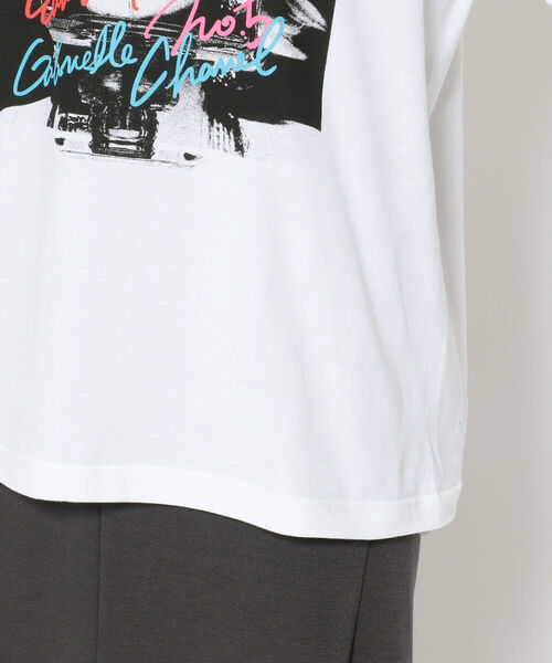 Kare/ME（カーミー）の「Kare/ME（カーミー）MM 5 Tシャツ（Tシャツ/カットソー・レディース・ブラック/ホワイト・LARGE/SMALL/MEDIUM）」の6枚目の写真