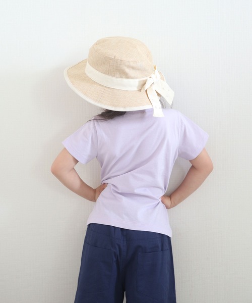 KP(ケーピー)の「【WEB限定】mimiちゃんアップリケとリボンプリント半袖Tシャツ(100-160cm)(Tシャツ/カットソー・キッズ・パープル/イエロー・120cm/140cm/160cm/110cm/130cm/150cm/100cm)」の10枚目の写真