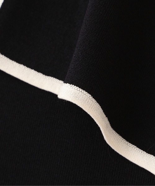 PROPORTION BODY DRESSING（プロポーションボディドレッシング）の「バイカラーラッフルニットプルオーバー / 1212170907（ニット/セーター・レディース・ホワイト系その他/ブラック/ブラウン・FREE）」の8枚目の写真