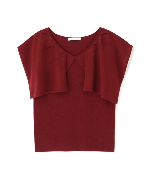 PROPORTION BODY DRESSING（プロポーションボディドレッシング）の「バイカラーラッフルニットプルオーバー / 1212170907（ニット/セーター・レディース・ホワイト系その他/ブラック/ブラウン・FREE）」の21枚目の写真