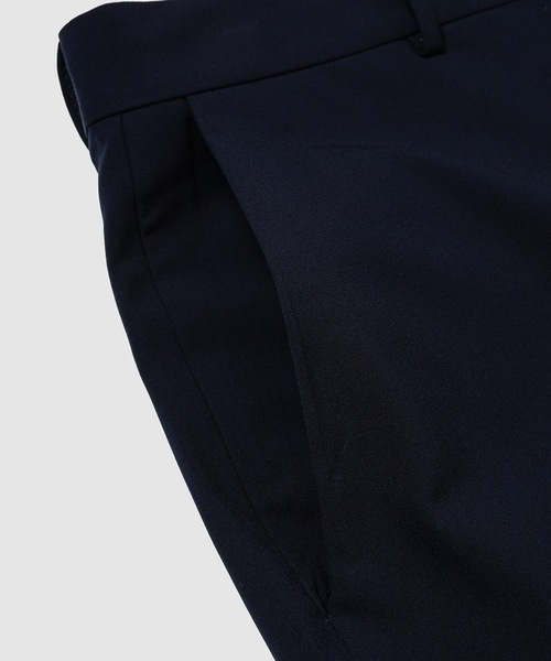 BOTTER（ボッター）の「SLIM FIT TROUSERS WITH ZIP UP SLIT IN HEM（スラックス・メンズ・ネイビー・46/48）」の4枚目の写真
