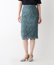 index | リーフレースタイトスカート【WEB限定サイズ】(スカート)