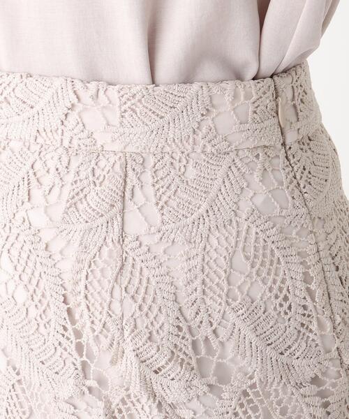 index（インデックス）の「◆リーフレースタイトスカート【WEB限定サイズ】（スカート・レディース・ライトグレー/ガンメタ/ブルー・36/38/40/42）」の11枚目の写真