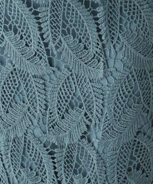 index（インデックス）の「◆リーフレースタイトスカート【WEB限定サイズ】（スカート・レディース・ライトグレー/ガンメタ/ブルー・36/38/40/42）」の9枚目の写真