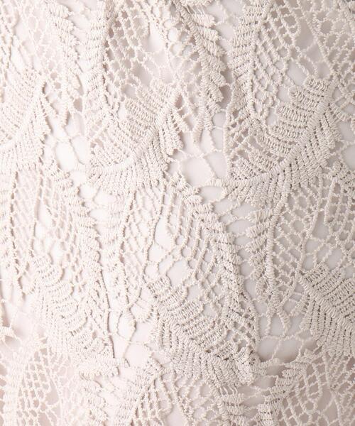 index（インデックス）の「◆リーフレースタイトスカート【WEB限定サイズ】（スカート・レディース・ライトグレー/ガンメタ/ブルー・36/38/40/42）」の15枚目の写真