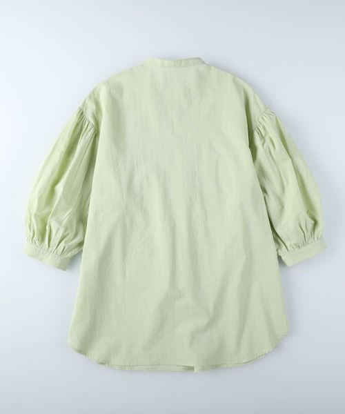 HONEYSUCKLE ROSE（ハニーサックルローズ）の「【HONEYSUCKLE ROSE】ボザムチュニックブラウス（シャツ/ブラウス・レディース・ブラック/ホワイト/グリーン・M/L）」の10枚目の写真