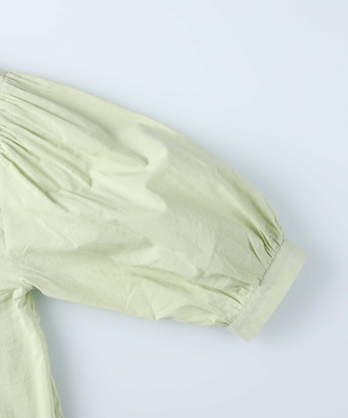 HONEYSUCKLE ROSE（ハニーサックルローズ）の「【HONEYSUCKLE ROSE】ボザムチュニックブラウス（シャツ/ブラウス・レディース・ブラック/ホワイト/グリーン・M/L）」の18枚目の写真