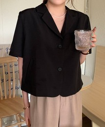 me+em select | 【 6色展開 】半袖テーラードサマージャケット(テーラードジャケット)