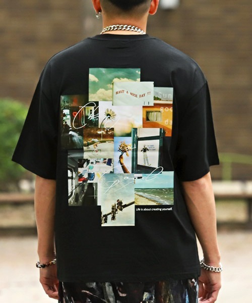 INTERSTELLATIC FANTASTIC フォトTシャツ L フォトプリントTシャツ（WEB限定カラー）(カットソー・Tシャツ