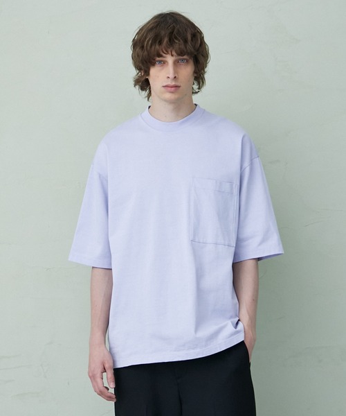 PUBLIC TOKYO（パブリックトウキョウ）の「8.6ozリラックスヘビーウェイトTシャツ ビッグシルエット【Made in Japan】（Tシャツ/カットソー・メンズ・ホワイト/ブラック/ダークグレー/ミント/サックスブルー・1/2/3）」の5枚目の写真