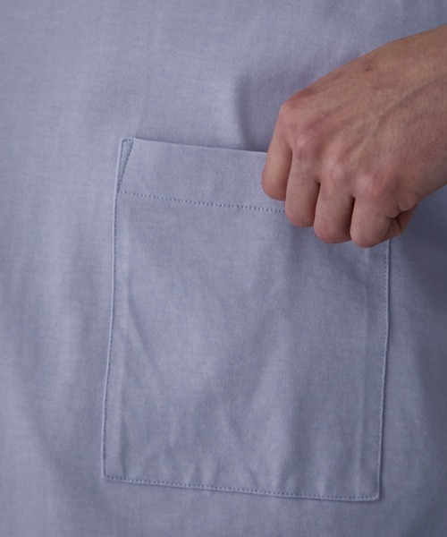 PUBLIC TOKYO（パブリックトウキョウ）の「8.6ozリラックスヘビーウェイトTシャツ ビッグシルエット【Made in Japan】（Tシャツ/カットソー・メンズ・ホワイト/ブラック/ダークグレー/ミント/サックスブルー・1/2/3）」の12枚目の写真