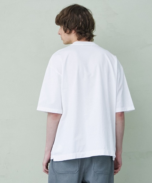 PUBLIC TOKYO（パブリックトウキョウ）の「8.6ozリラックスヘビーウェイトTシャツ ビッグシルエット【Made in Japan】（Tシャツ/カットソー・メンズ・ホワイト/ブラック/ダークグレー/ミント/サックスブルー・1/2/3）」の17枚目の写真