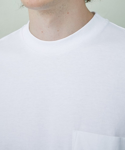 PUBLIC TOKYO（パブリックトウキョウ）の「8.6ozリラックスヘビーウェイトTシャツ ビッグシルエット【Made in Japan】（Tシャツ/カットソー・メンズ・ホワイト/ブラック/ダークグレー/ミント/サックスブルー・1/2/3）」の21枚目の写真