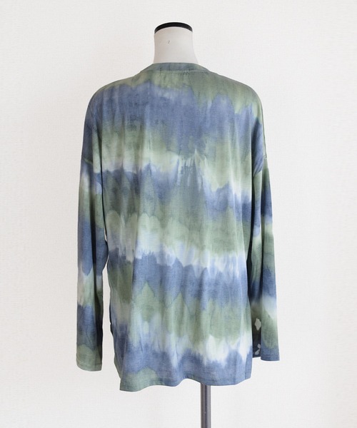 Marient（マリエント）の「タイダイロンTEE（Tシャツ/カットソー・レディース・グリーン/ダークグレー/オレンジ・FREE）」の14枚目の写真