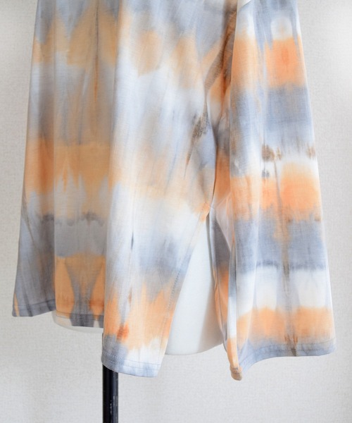 Marient（マリエント）の「タイダイロンTEE（Tシャツ/カットソー・レディース・グリーン/ダークグレー/オレンジ・FREE）」の21枚目の写真