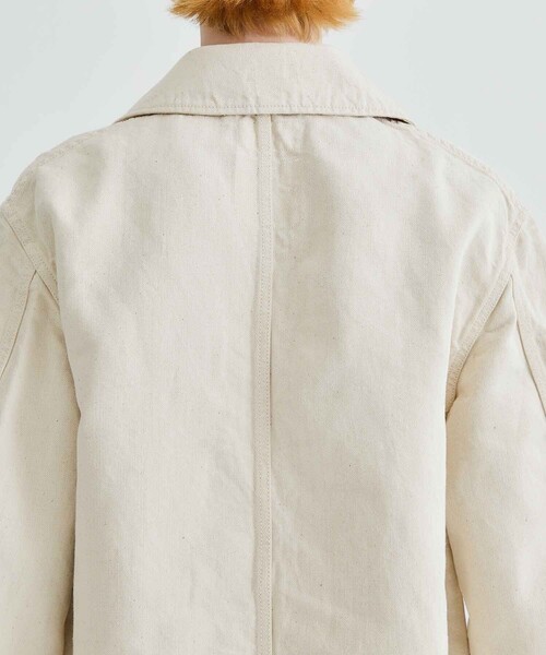 markaware（マーカウェア）の「CARPENTER COAT（カバーオール・メンズ・オフホワイト・2/1）」の19枚目の写真