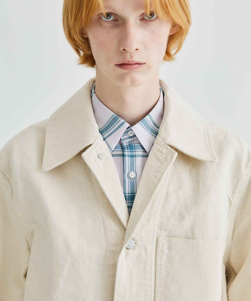 markaware（マーカウェア）の「CARPENTER COAT（カバーオール・メンズ・オフホワイト・2/1）」の7枚目の写真
