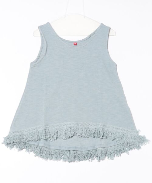 チャイハネ（チャイハネ）の「【チャイハネ】ボヘロフリンジタンクトップ（タンクトップ・レディース・ホワイト/ブラック/オレンジ/ミント/パープル/ダークオレンジ/レッド/カーキ/マスタード/ライトカーキ/ライトブルー・FREE）」の6枚目の写真