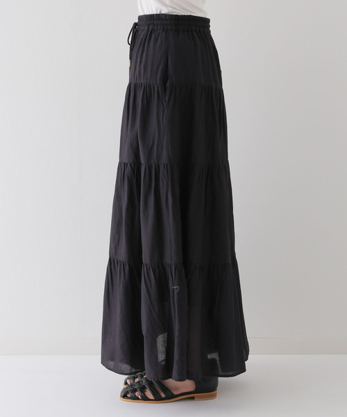 B.C STOCK(ベーセーストック)の「ティアードスカート(スカート・レディース・ホワイト/ブラック・FREE)」の18枚目の写真